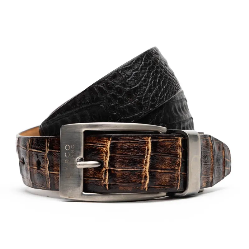 Marco Di Milano Caribe Belt Brown / Pantano made by Alberto Nardoni