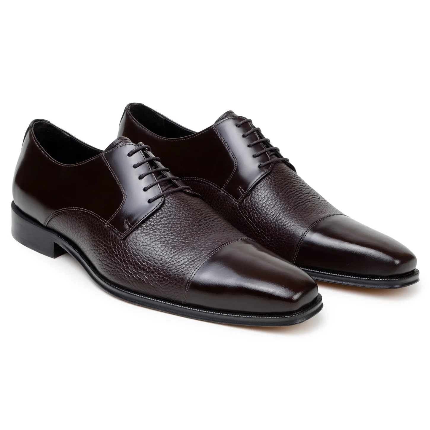 Belvedere Alexander Brown Leather Luxury Dress Shoe sold by Alberto Nardoni product image thumbnail 2