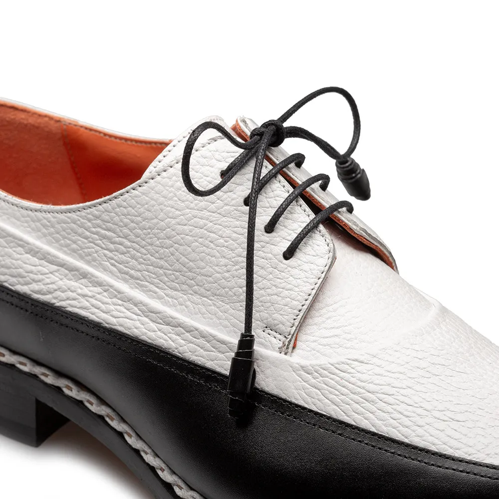 Mezlan Muro Two-Tone Leather Derby - Luxury Crafted Shoe sold by Alberto Nardoni product image thumbnail 4