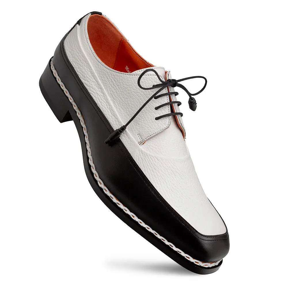 Mezlan Muro Two-Tone Leather Derby - Luxury Crafted Shoe sold by Alberto Nardoni product image thumbnail 2
