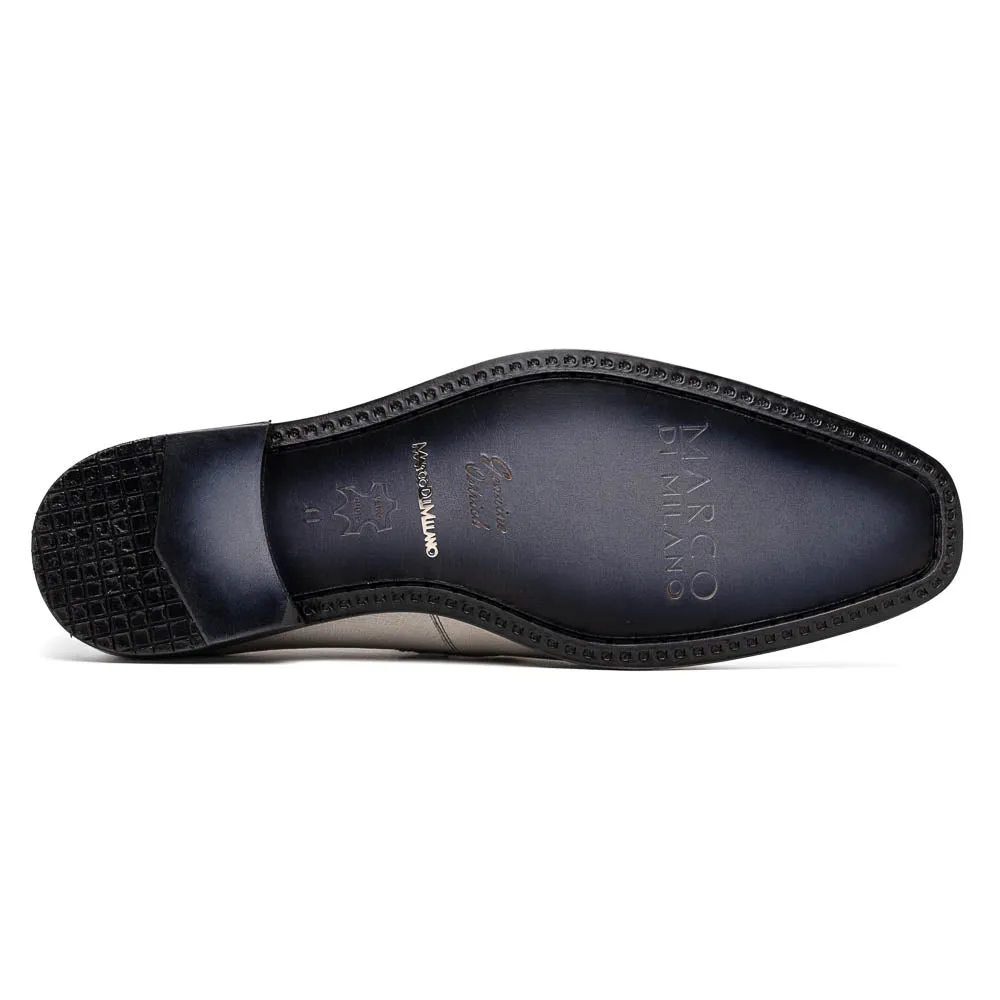 Marco_Di_Milano Fangio Gray Leather Loafers sold by Alberto Nardoni product image thumbnail 3