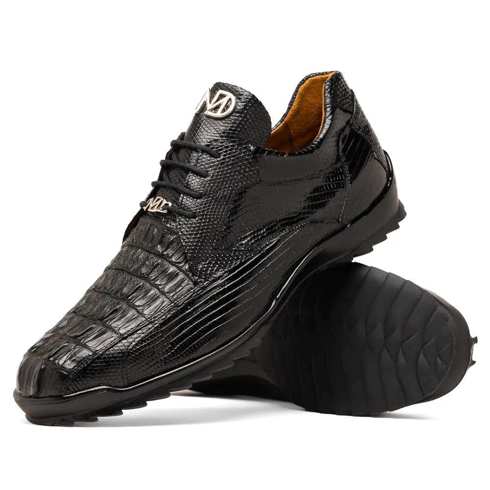 Marco_Di_Milano Crater Black: Luxury Leather Dress Shoe sold by Alberto Nardoni