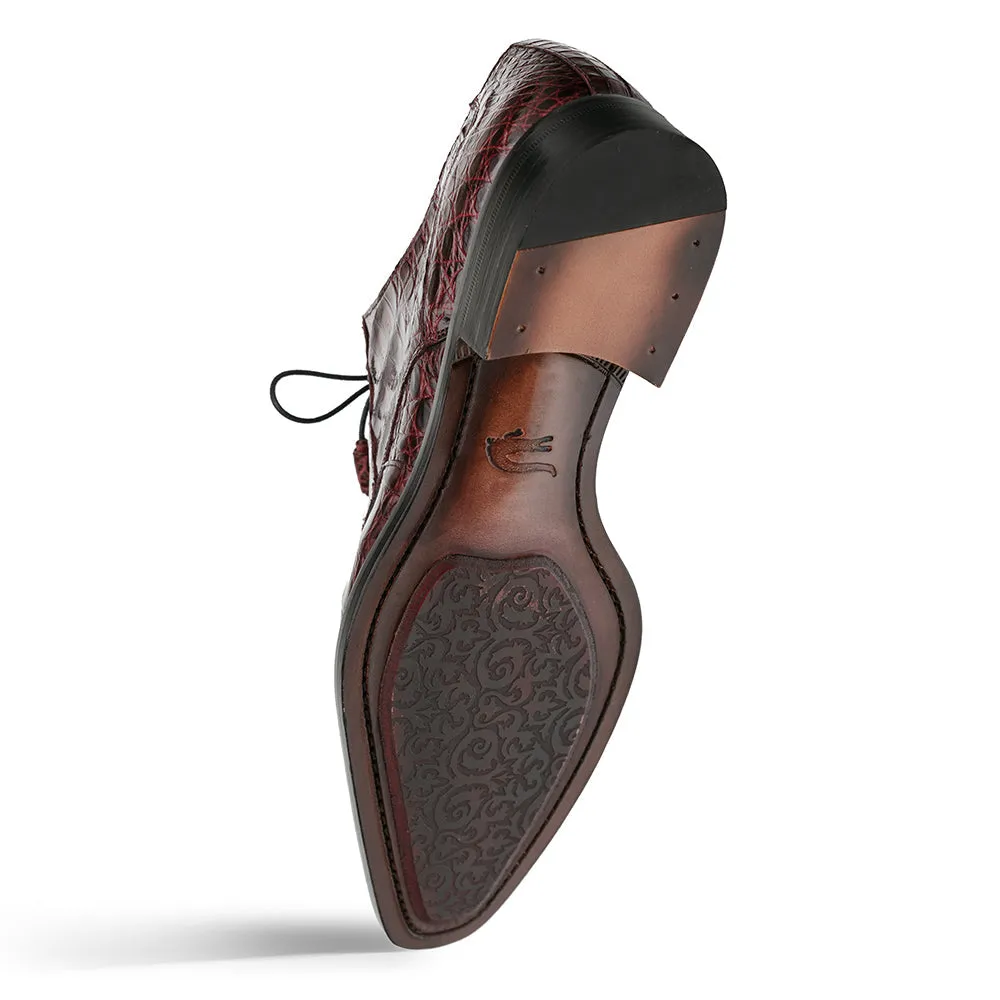Mezlan Cratos Crocodile Derby - Luxury Leather Dress Shoe sold by Alberto Nardoni product image thumbnail 3