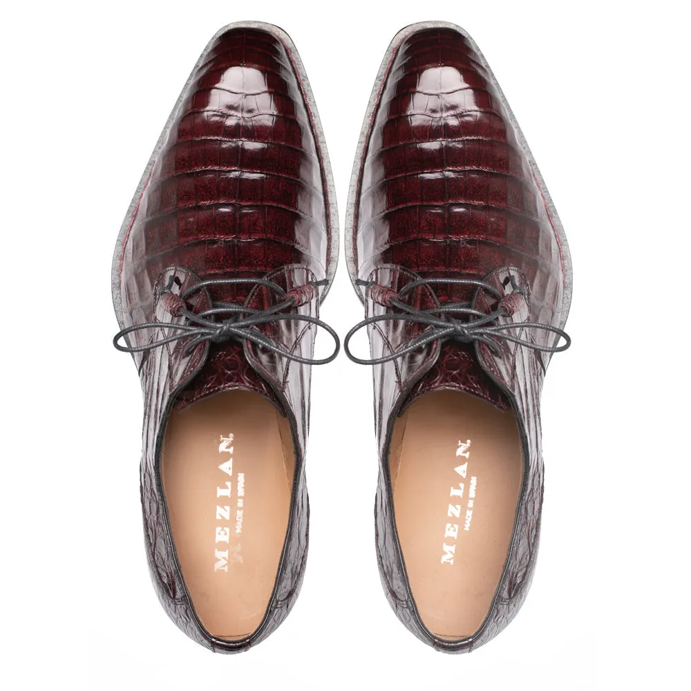 Mezlan Cratos Crocodile Derby - Luxury Leather Dress Shoe sold by Alberto Nardoni product image thumbnail 5