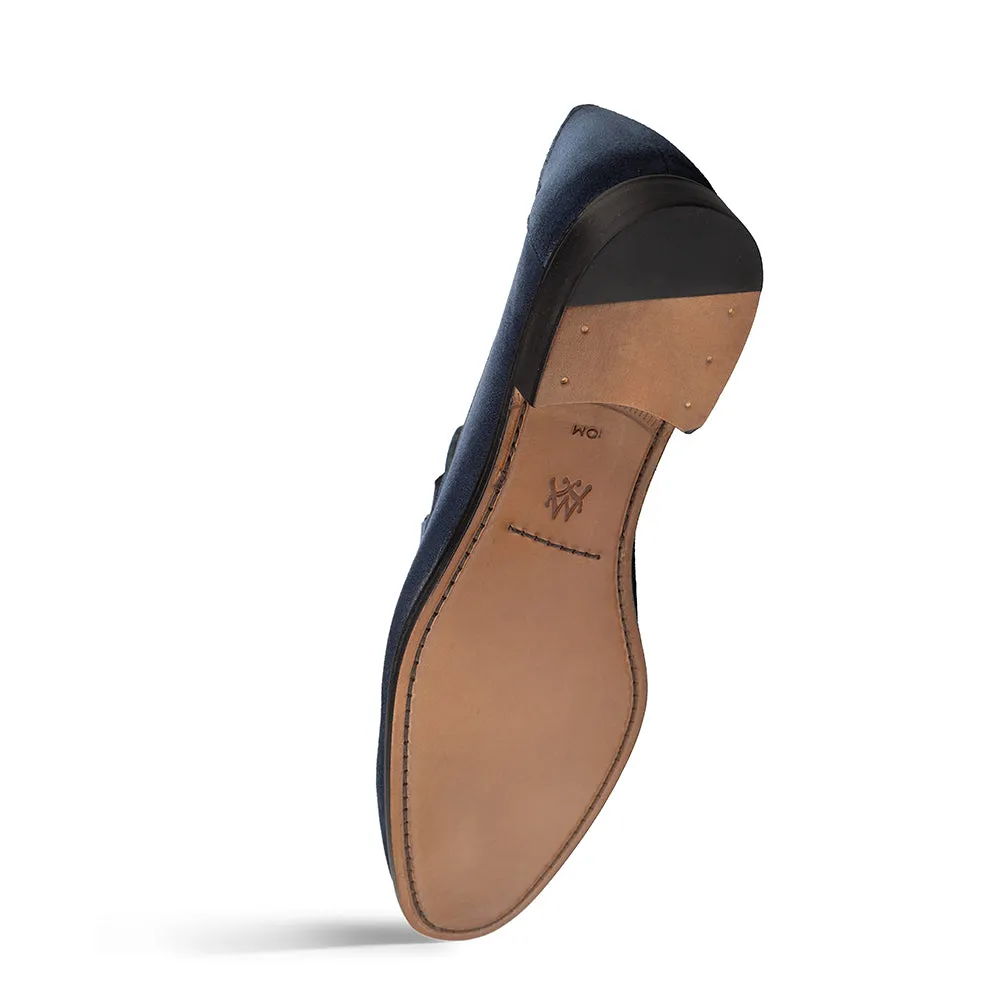 Mezlan Bracco Suede Loafer - Ornament Detail sold by Alberto Nardoni product image thumbnail 3