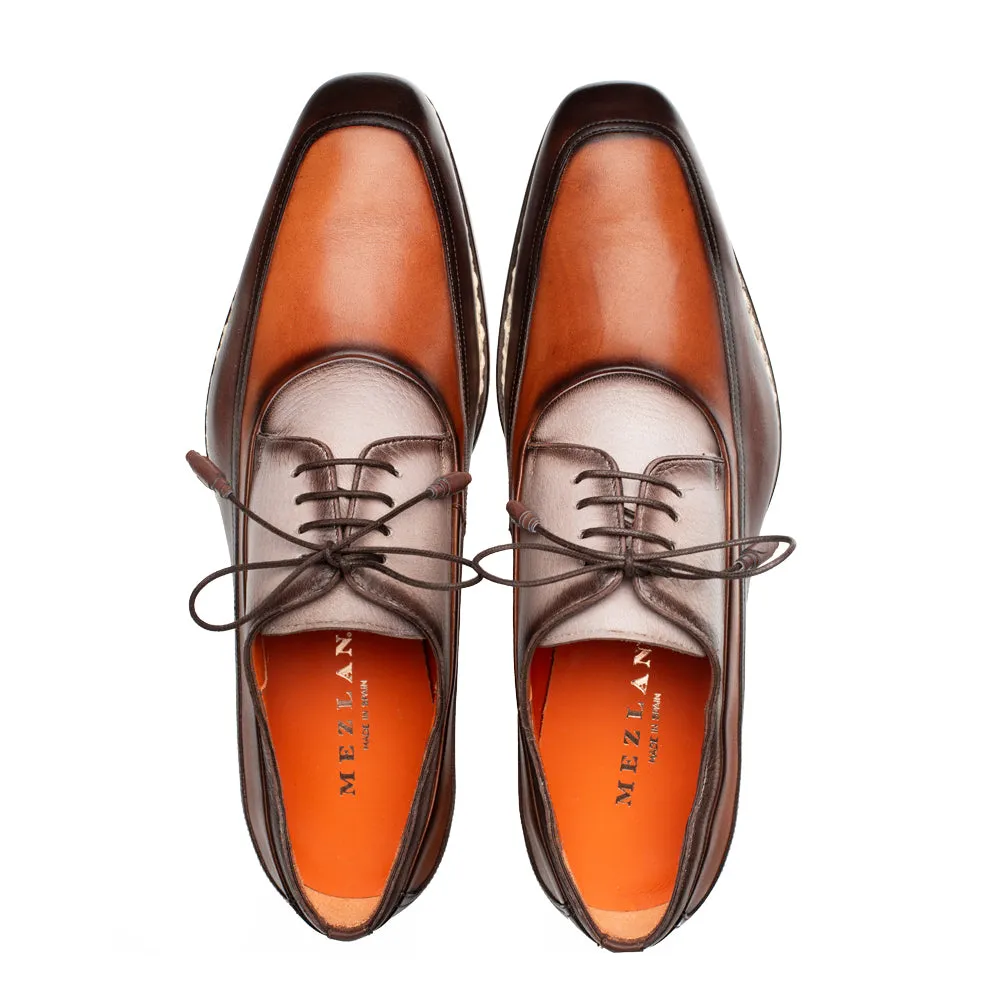Mezlan Bowery Derby: Calf & Deer Leather Luxury Shoes sold by Alberto Nardoni product image thumbnail 5