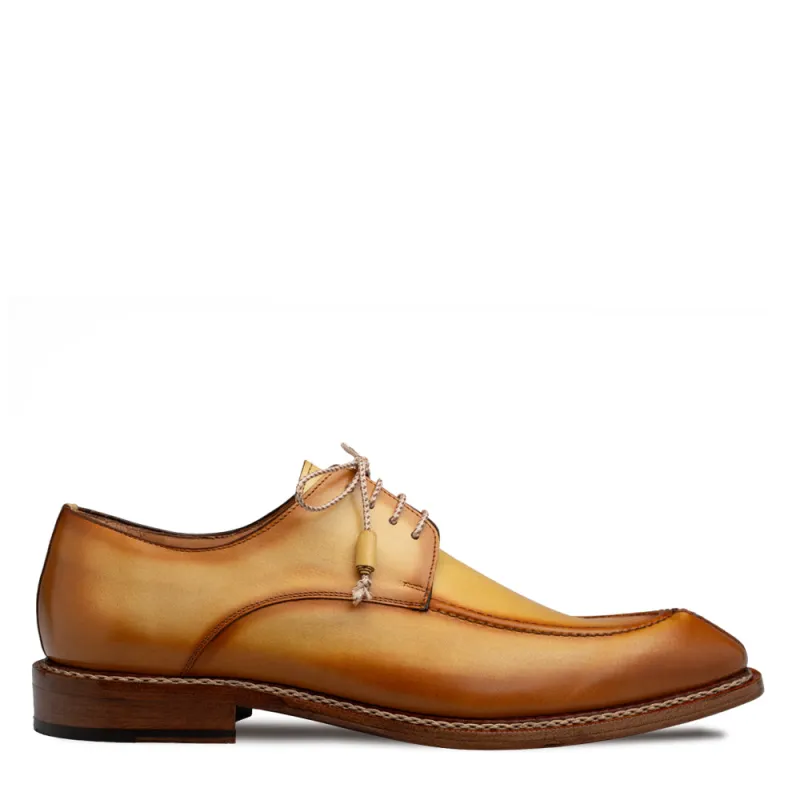 Mezlan Belmonte Patina Calf Derby - Luxury Italian Leather Shoes made by Mezlan