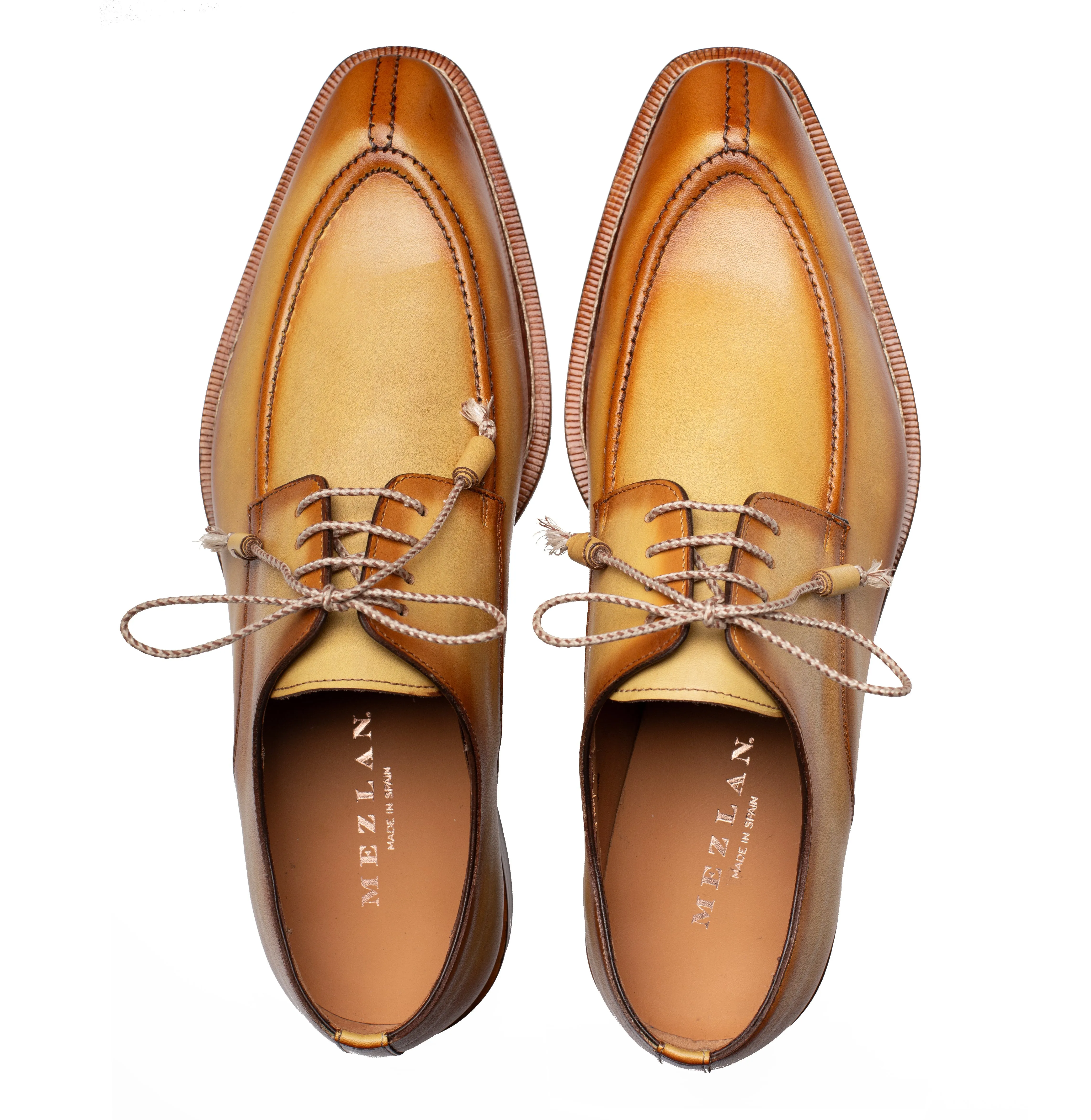 Mezlan Belmonte Patina Calf Derby - Luxury Italian Leather Shoes sold by Alberto Nardoni product image thumbnail 5