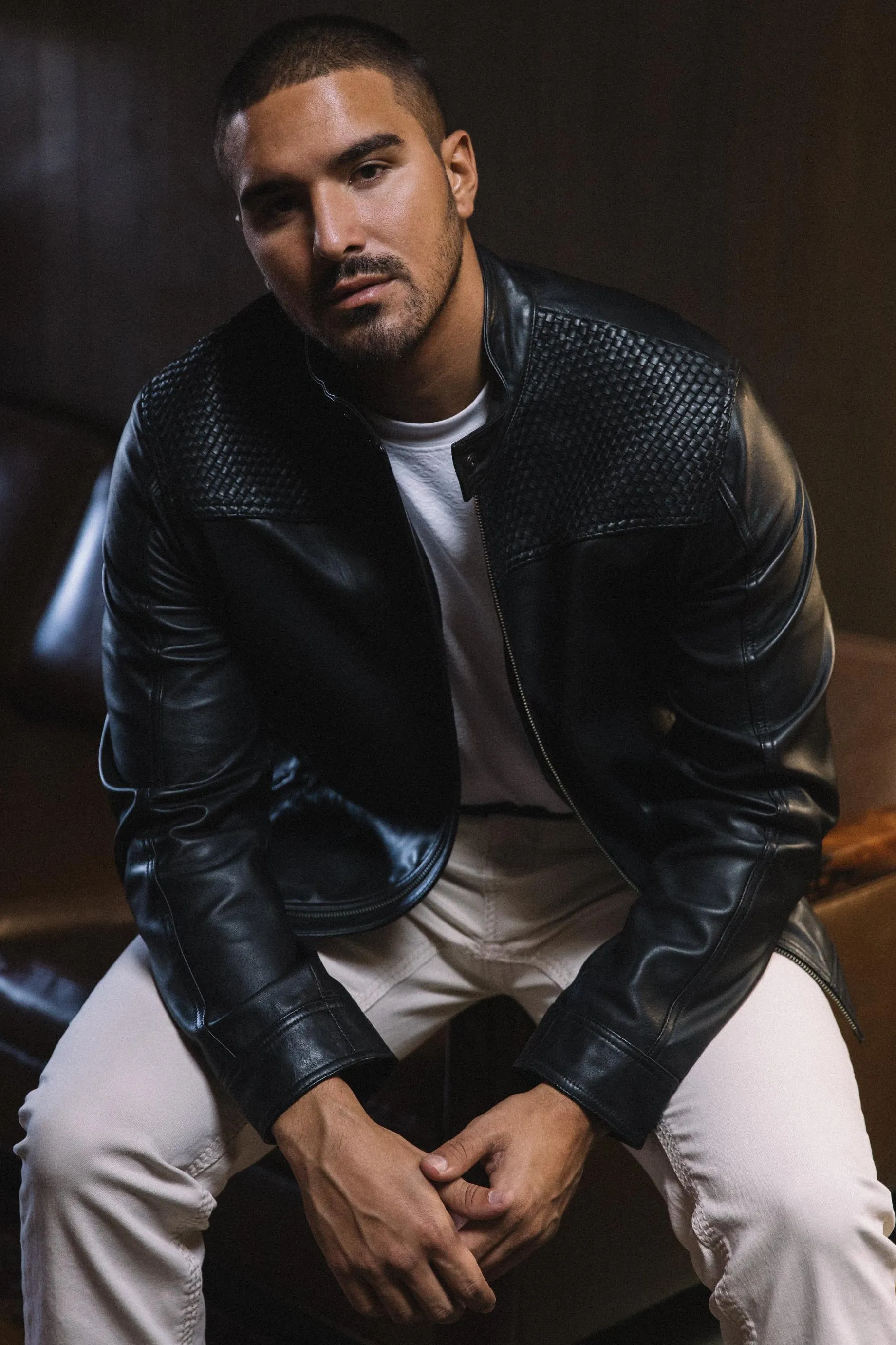 Mens Black Platini Western Leather Jackets - Vintage Cowboy Style sold by Alberto Nardoni product image thumbnail 5