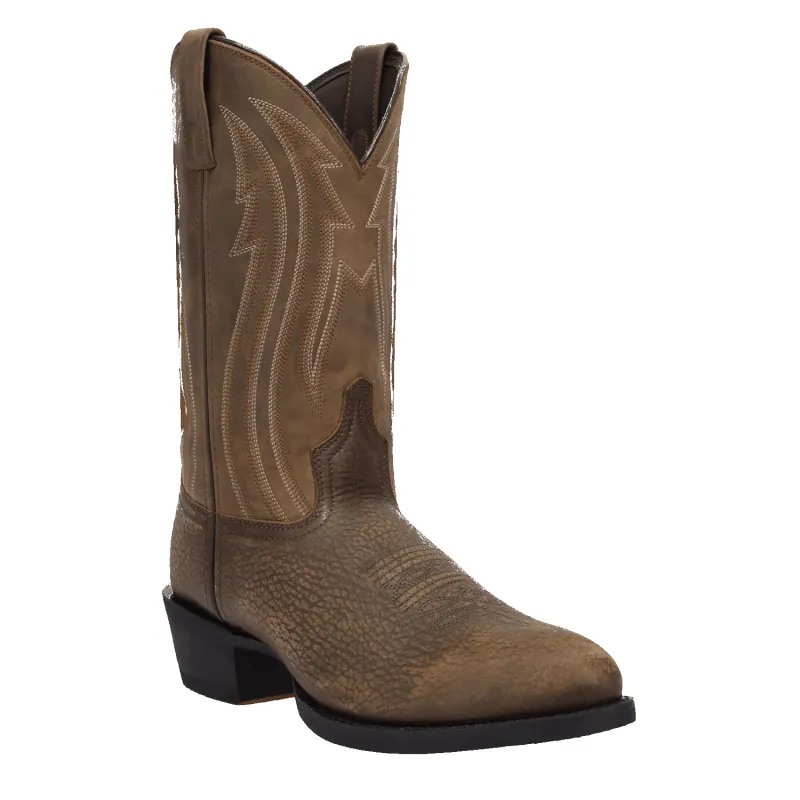 Laredo Mav Leather Boot - Luxury Brown Ankle Boots made by Laredo