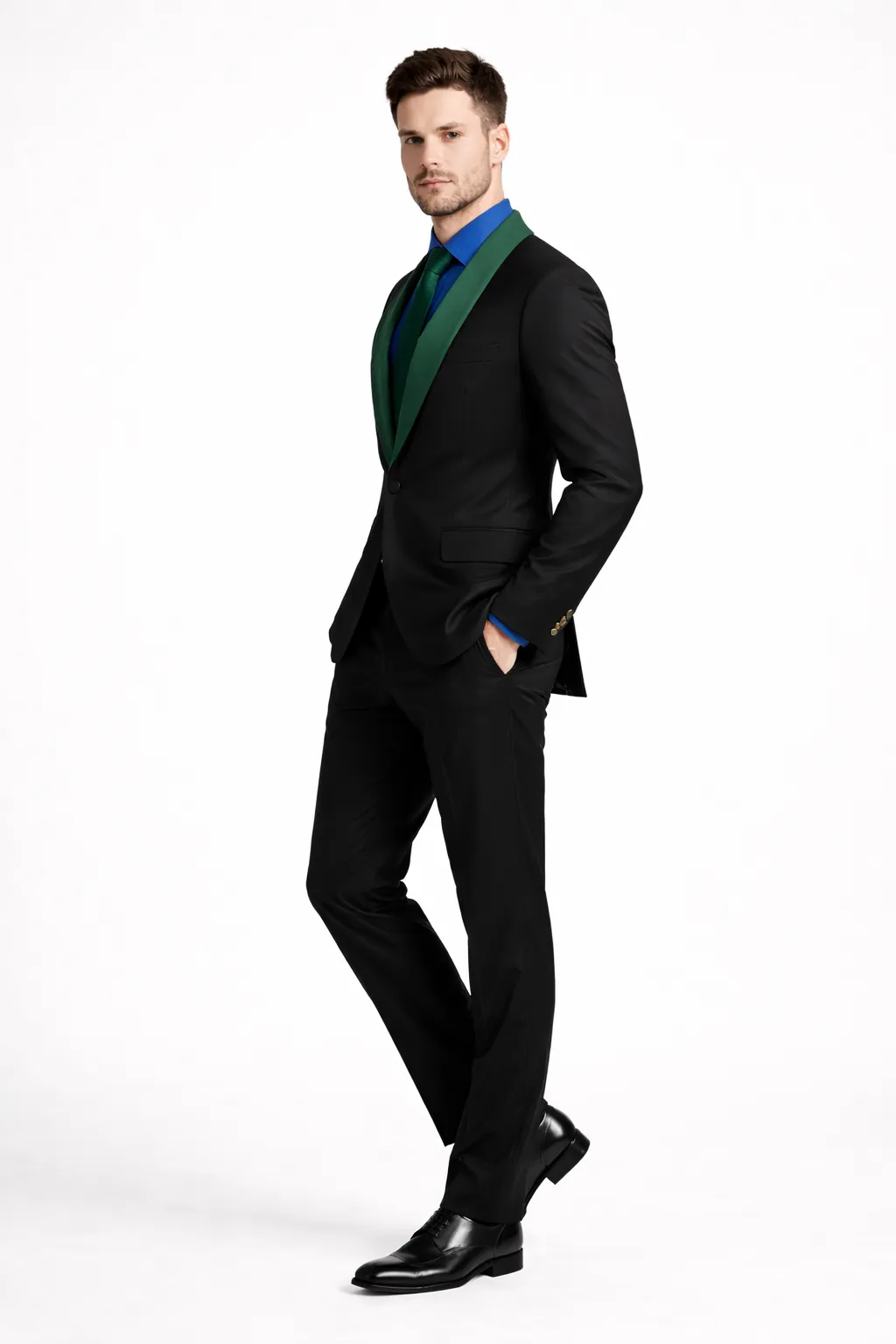 Men’s Designer Tuxedo Suit for Wedding & Prom – Modern Luxury Formalwear sold by Alberto Nardoni product image thumbnail 5