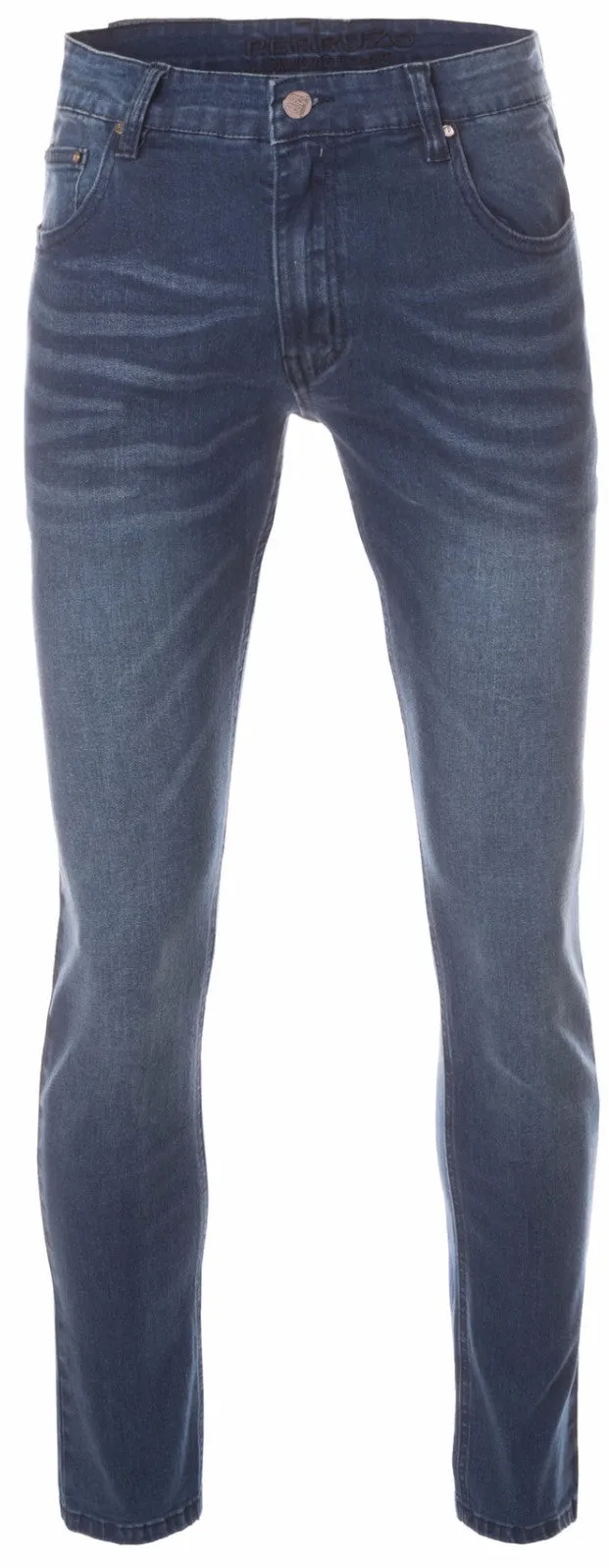 Slim Fit Jean in Stone Wash sold by Alberto Nardoni