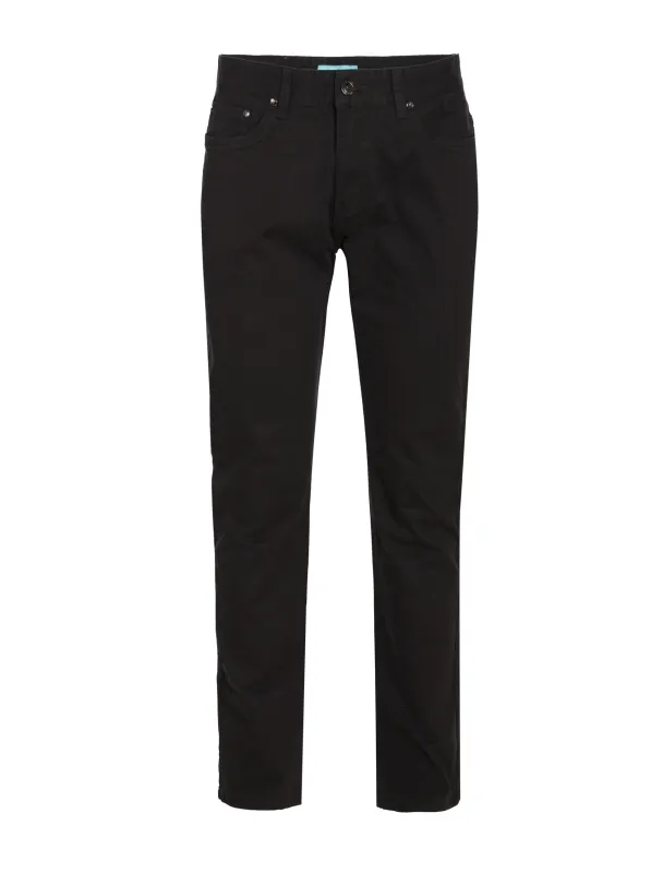 Slim Stretch Jean Black made by Alberto Nardoni
