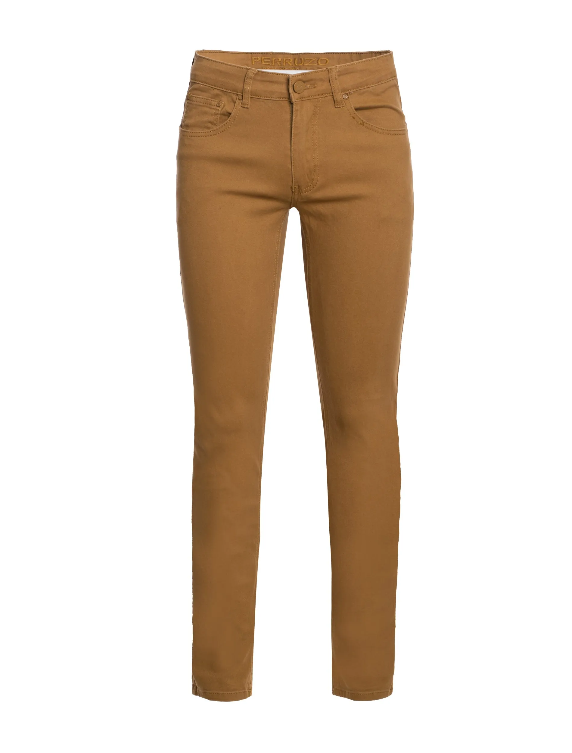 Jeans in Wheat color, skinny fit sold by Alberto Nardoni