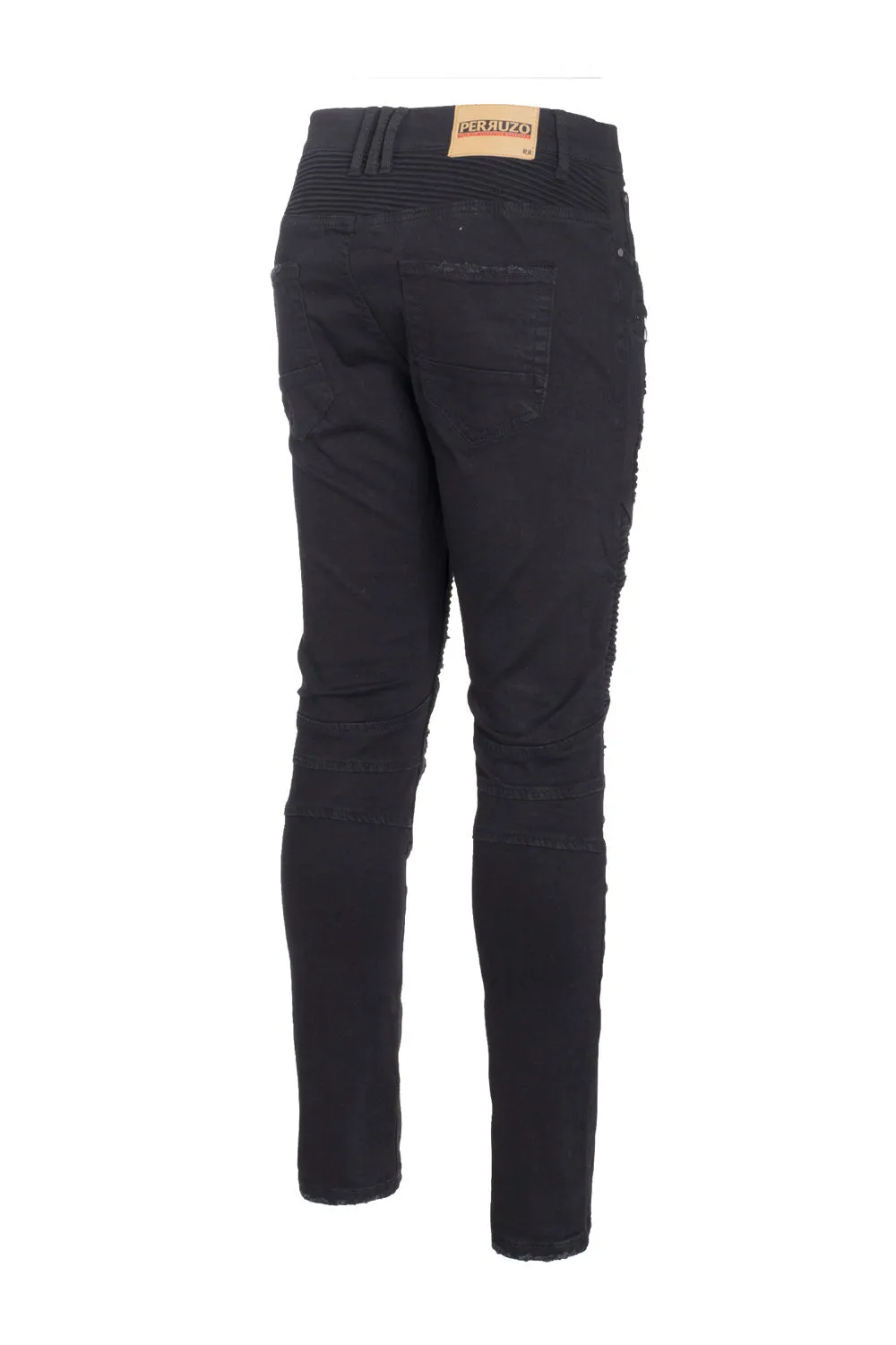 Moto Jeans in Distressed Black sold by Alberto Nardoni product image thumbnail 2