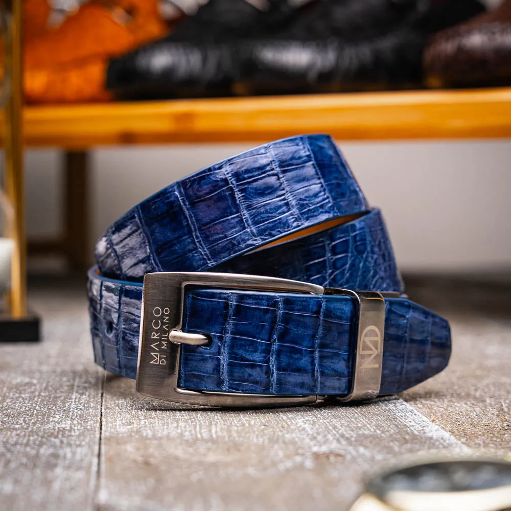 Marco Di Milano Riccardo Belt Blue Jeans sold by Alberto Nardoni product image thumbnail 4