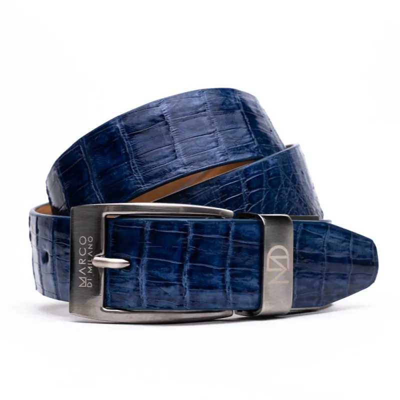 Marco Di Milano Riccardo Belt Blue Jeans made by Alberto Nardoni