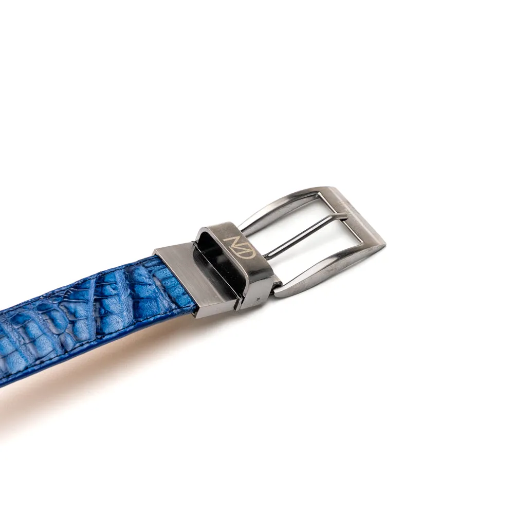 Marco Di Milano Luciano Belt Blue / Brandy sold by Alberto Nardoni product image thumbnail 4