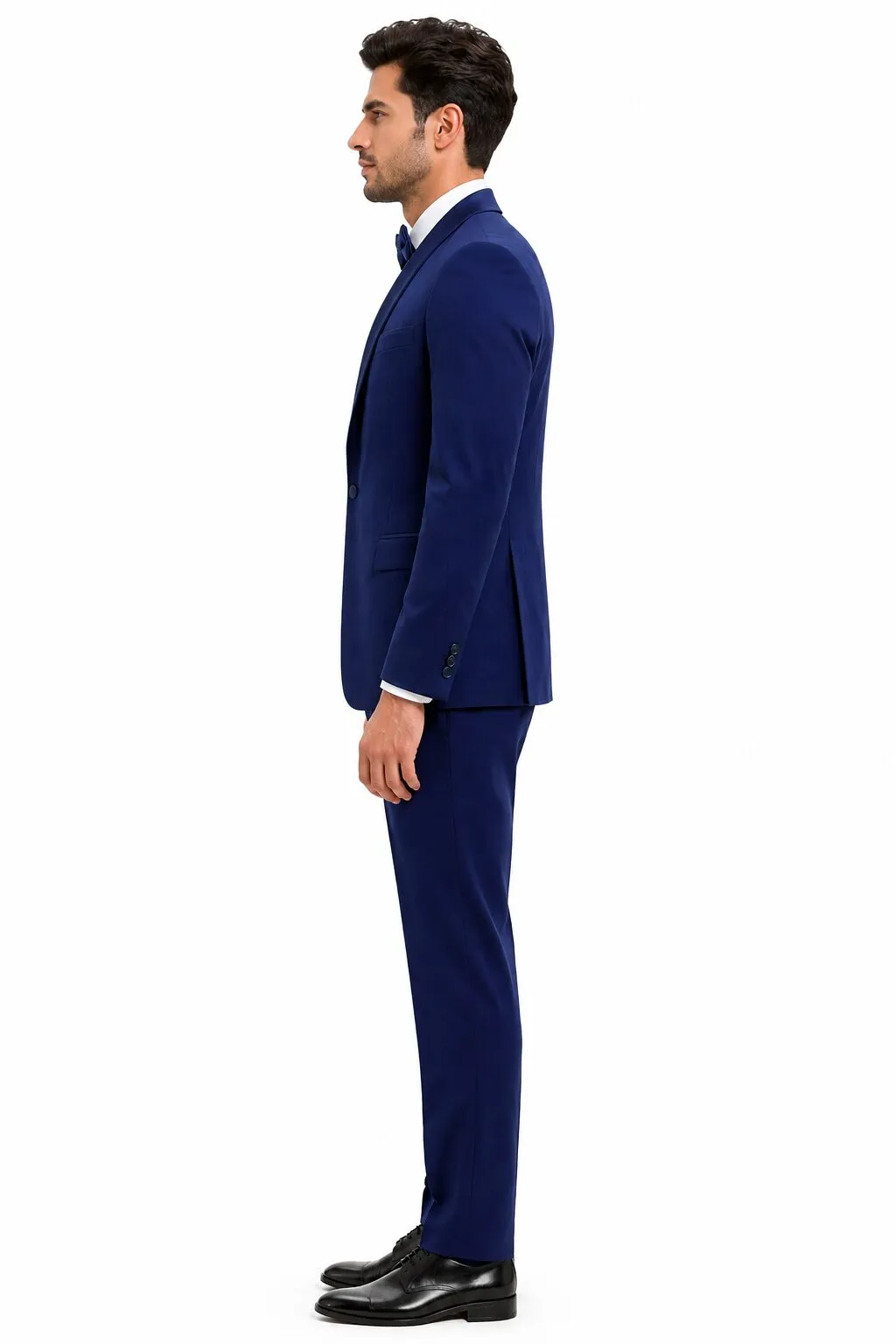 Sapphire Cobalt Blue - Light Navy Blue Tuxedo - Indigo Tuxedo - Wedding Tuxedo Suit sold by Alberto Nardoni product image thumbnail 2