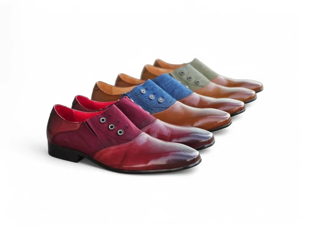 Carrucci Button-up Slip-on Loafer made by Alberto Nardoni
