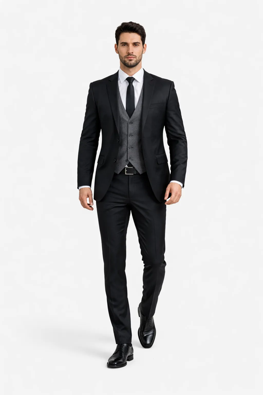 Black Suit Gray Vest sold by Alberto Nardoni