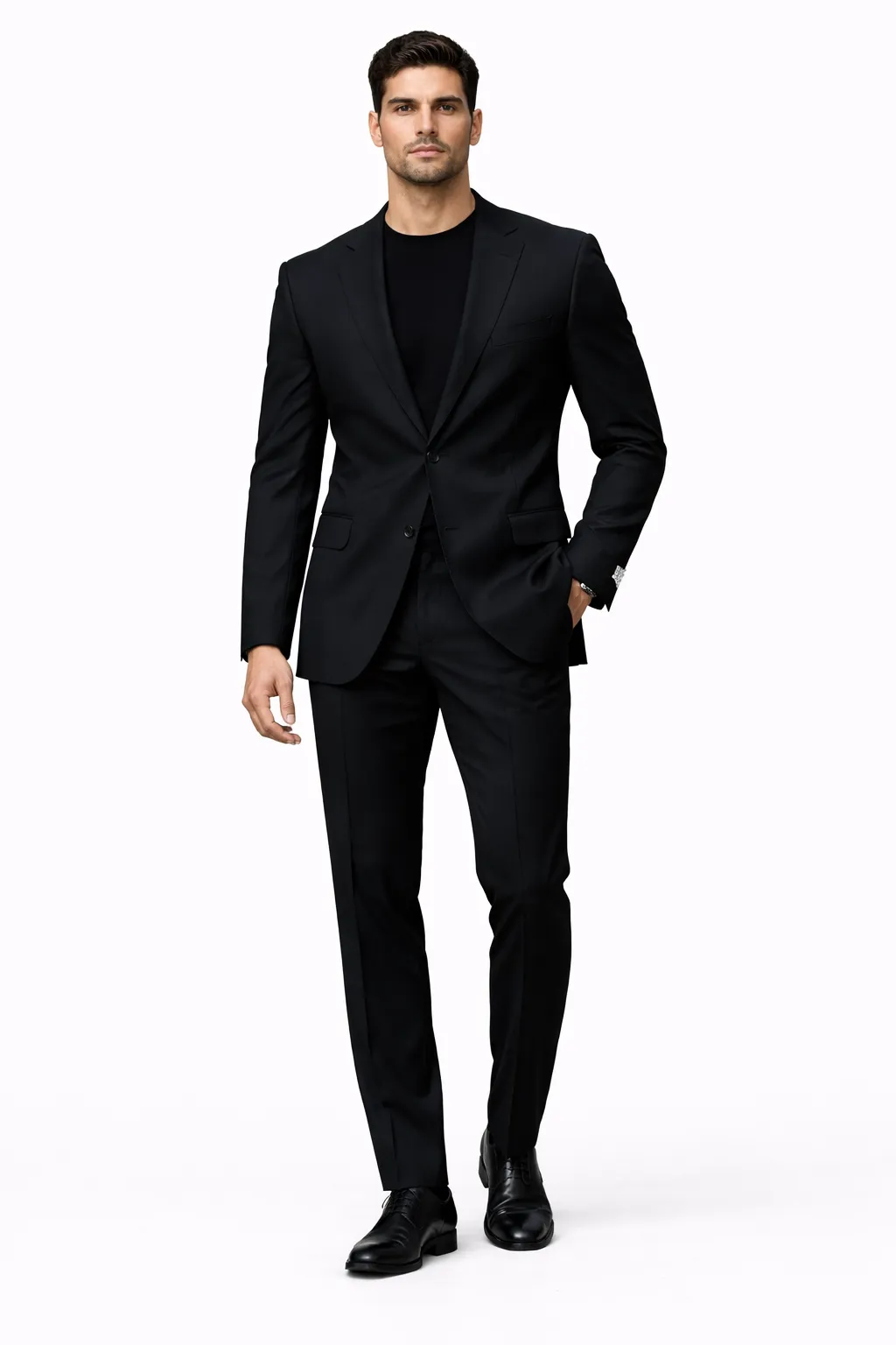 Stacy Adams Men's 2 Piece Modern Fit Suit - Solid Colors sold by Alberto Nardoni product image thumbnail 3