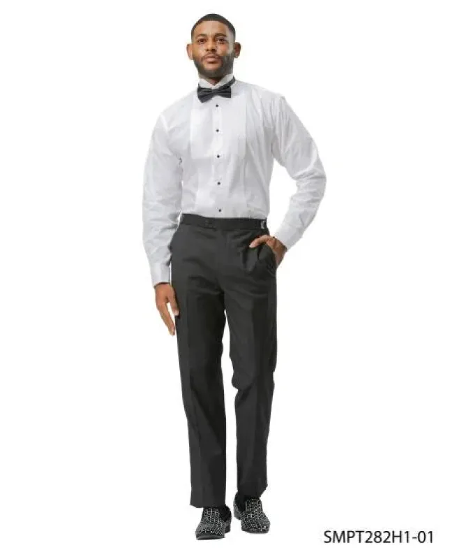 Stacy Adams Men's Hybrid Fit Tuxedo Pants - Side Satin Strip made by Stacy Adams