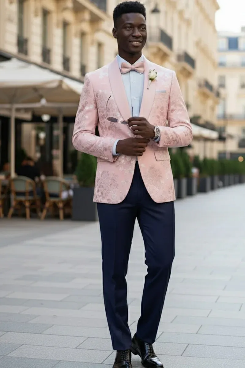Fusion Pink Tuxedo Jacket sold by Alberto Nardoni product image thumbnail 2