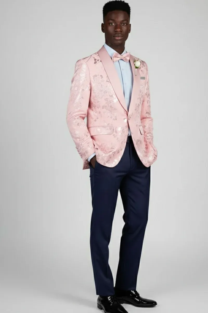 Fusion Pink Tuxedo Jacket sold by Alberto Nardoni product image thumbnail 3