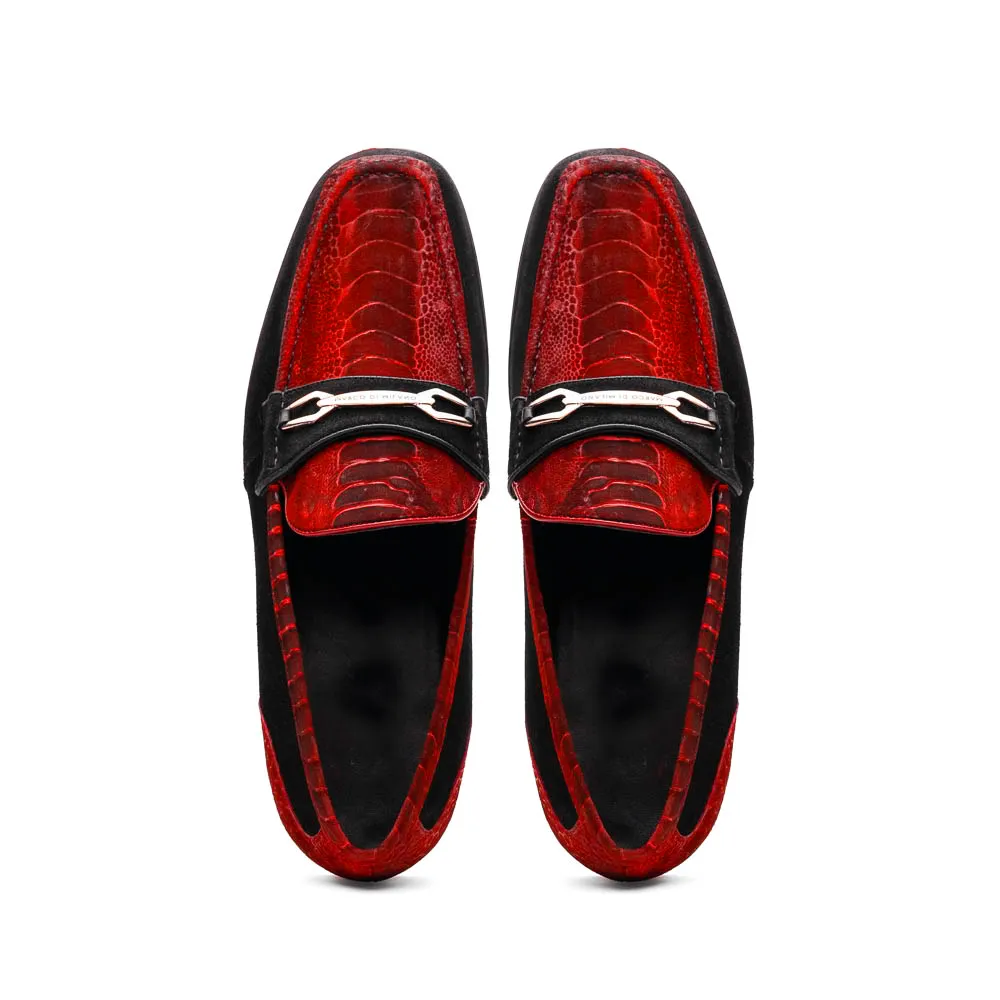 Marco Di Milano Hugo Belt Red / Black sold by Alberto Nardoni product image thumbnail 4