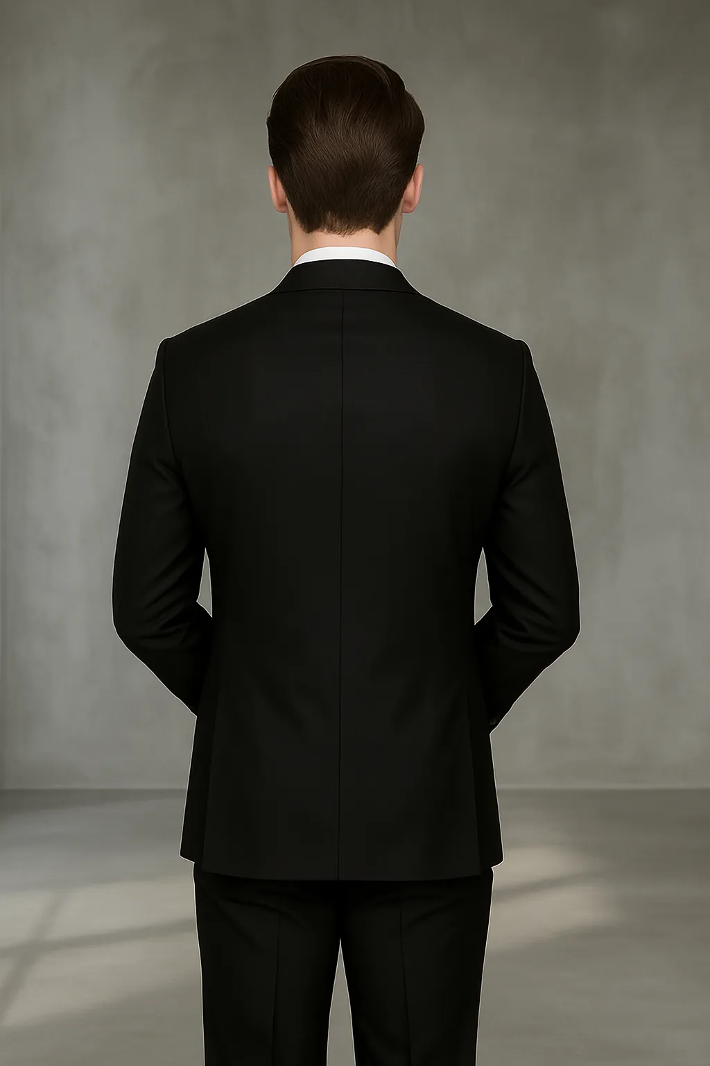 Statement Men's 3 Piece 100% Wool Modern Fit Suit - Subtle Textured sold by Alberto Nardoni product image thumbnail 5