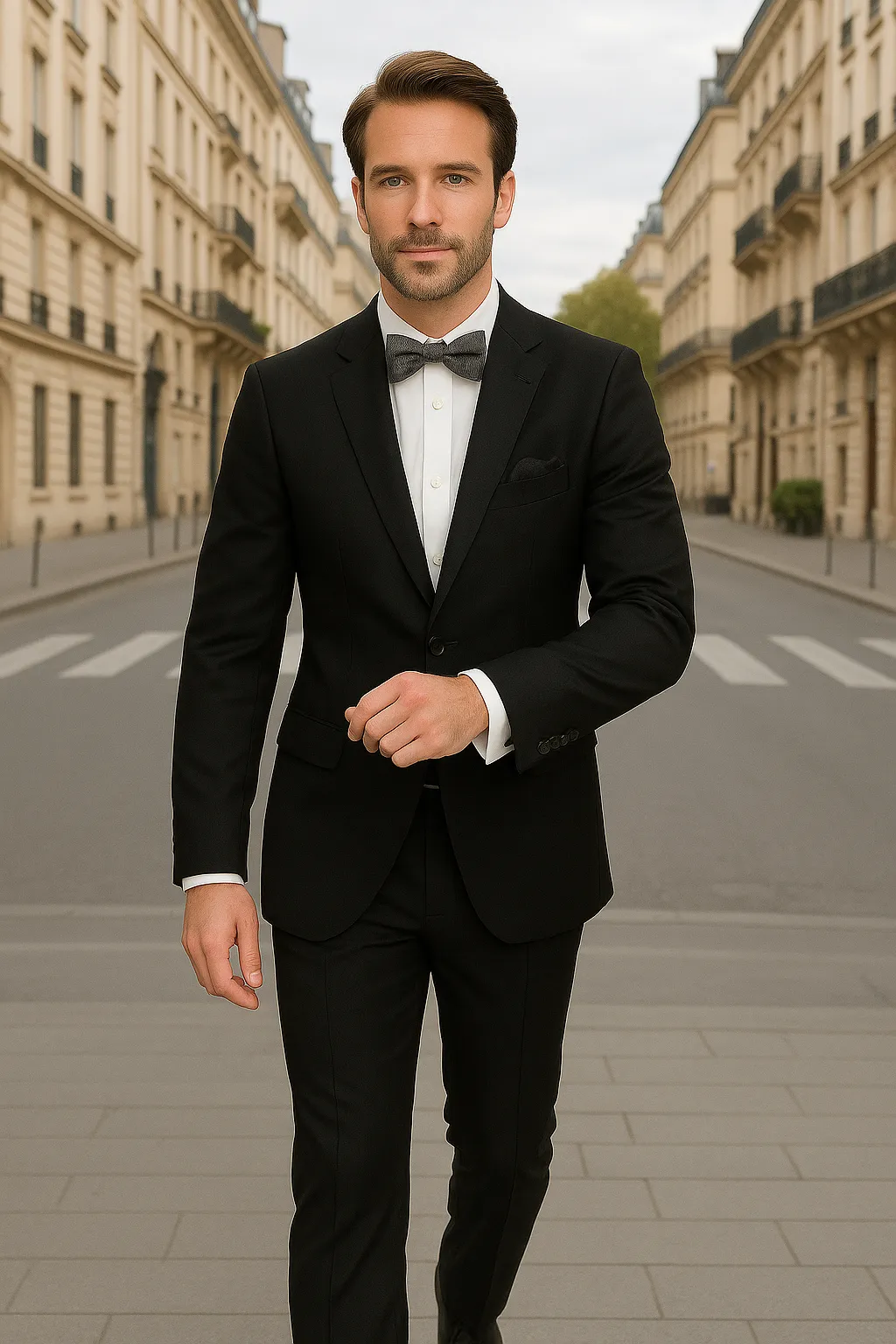 Statement Men's 3 Piece 100% Wool Modern Fit Suit - Subtle Textured sold by Alberto Nardoni product image thumbnail 2