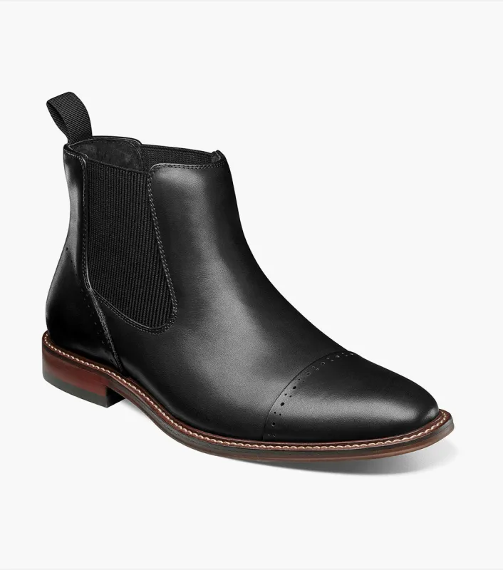 Stacy Adams Maury Cap Toe Chelsea Boot by Stacy Adams Shoes made by Stacy Adams