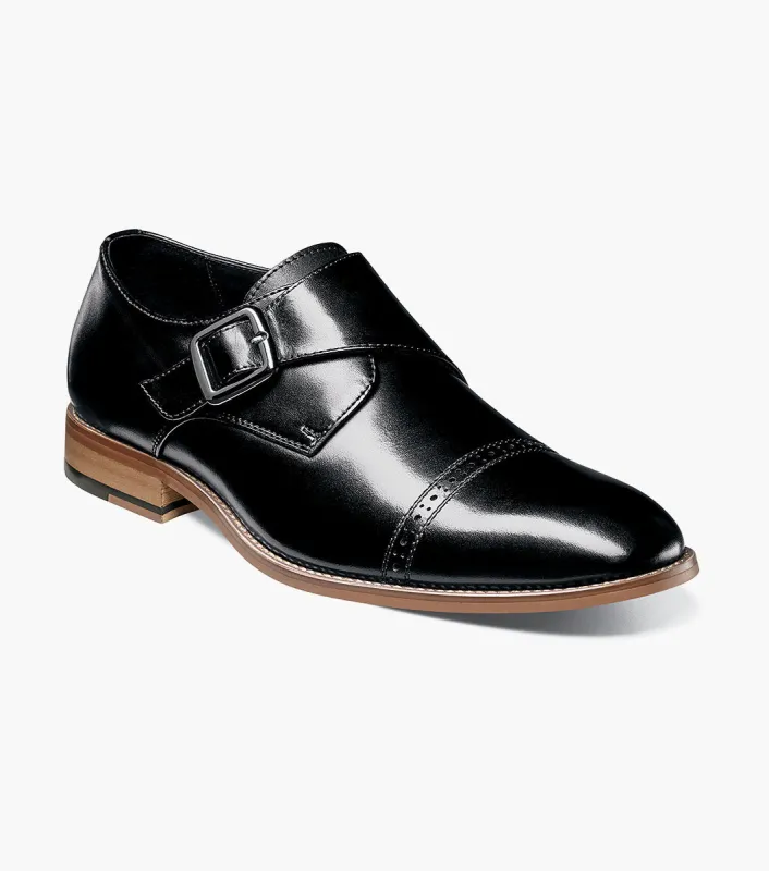 Stacy Adams Desmond Cap Toe Monk Strap by Stacy Adams Shoes made by Stacy Adams