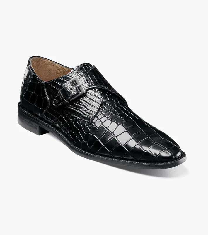 Stacy Adams Rapino Plain Toe Monk Strap by Stacy Adams Shoes made by Stacy Adams