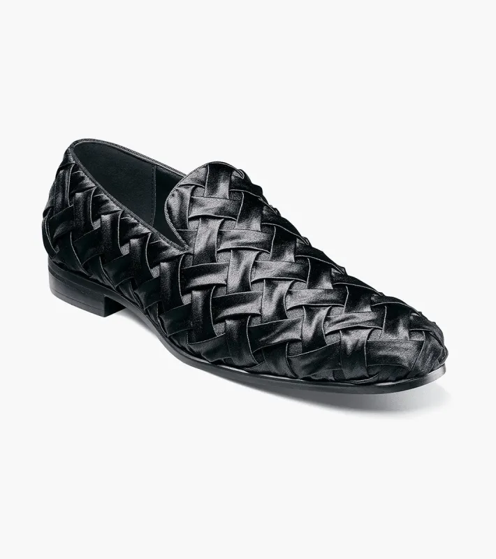 Stacy Adams Savoir Plain Toe Satin Slip On by Stacy Adams Shoes made by Stacy Adams