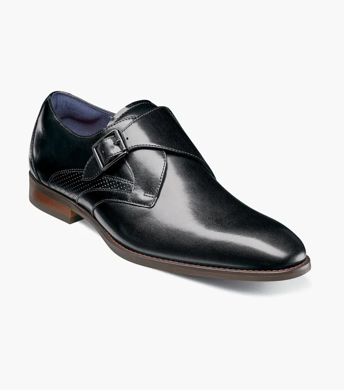 Stacy Adams Karcher Plain Toe Monk Strap by Stacy Adams Shoes made by Stacy Adams