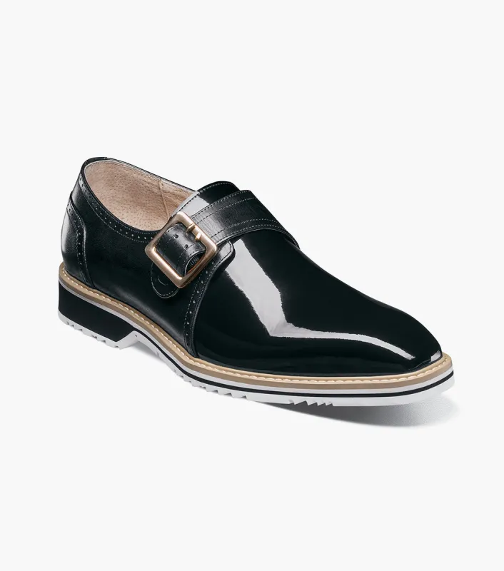 Stacy Adams Bartram Plain Toe Monk Strap by Stacy Adams Shoes made by Stacy Adams