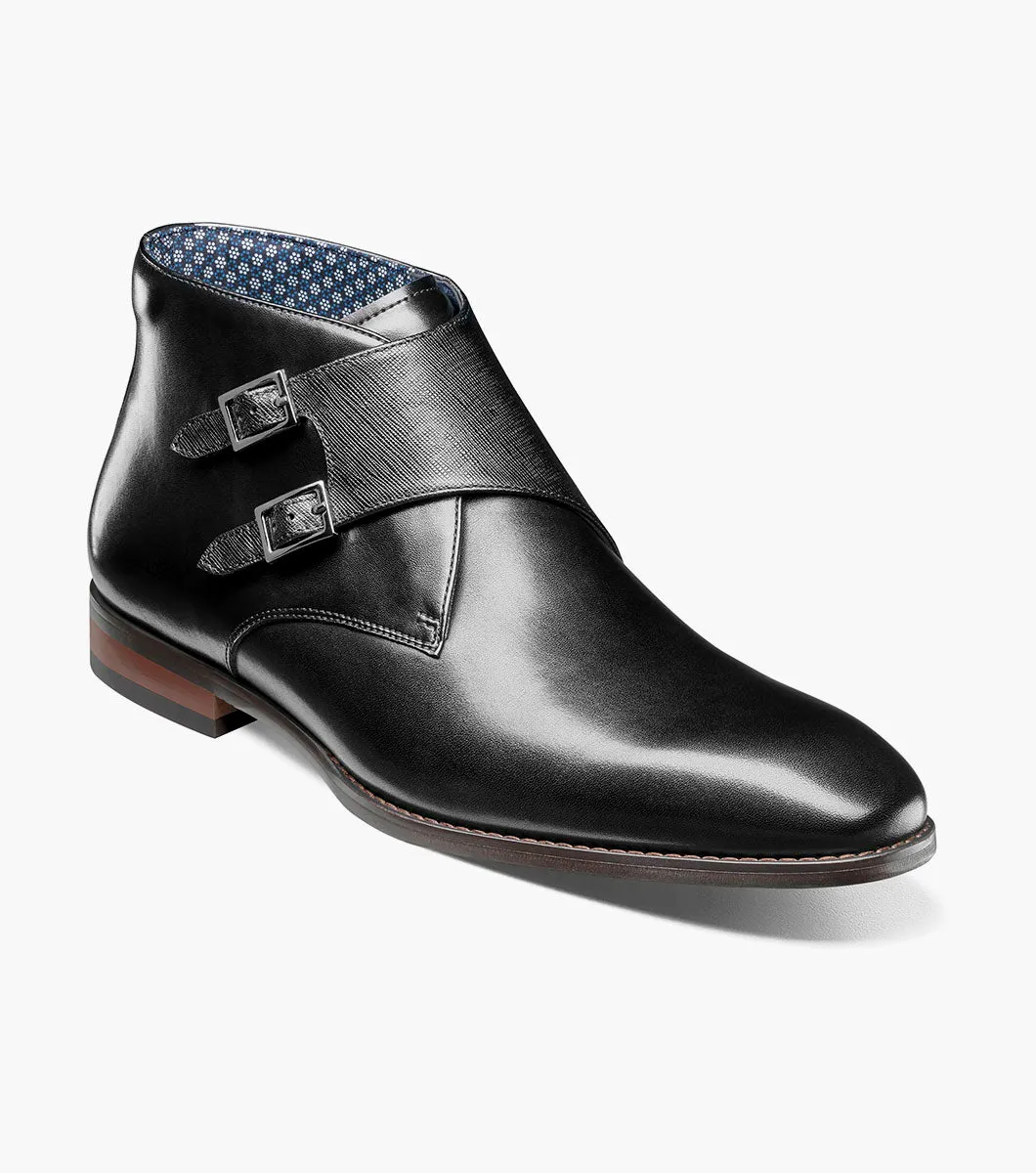 Stacy Adams Kaius Plain Toe Double Monk Strap Boot by Stacy Adams Shoes sold by Alberto Nardoni