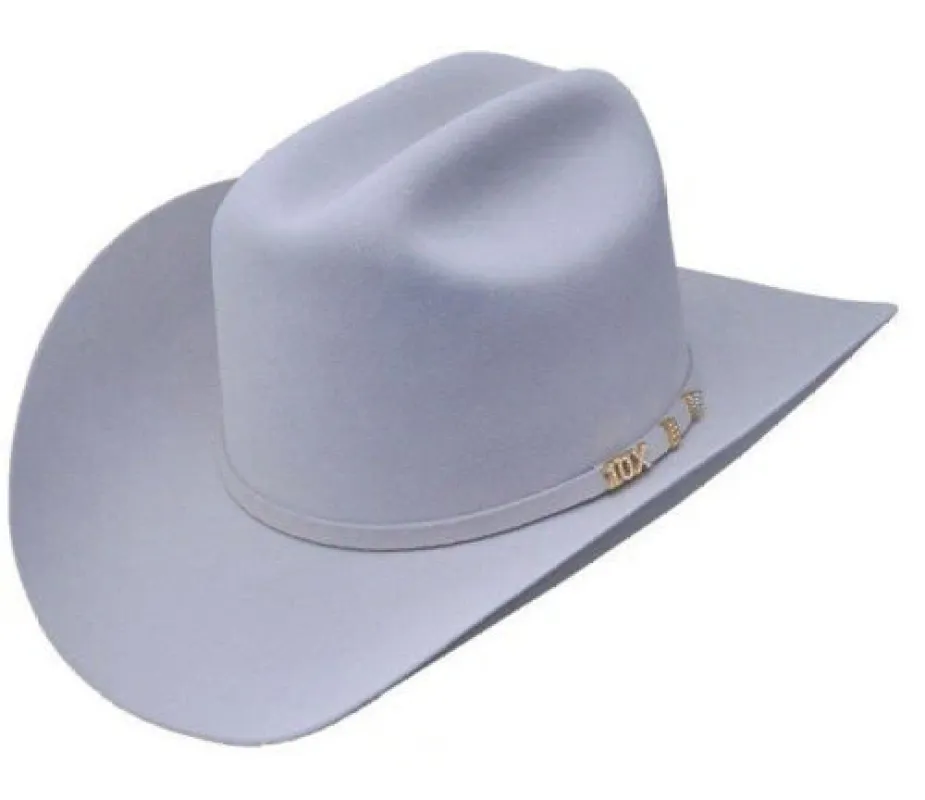 Serratelli 10X Cali Style Platinum 3 1/2" Brim Western Cowboy Hat All Sizes made by Alberto Nardoni