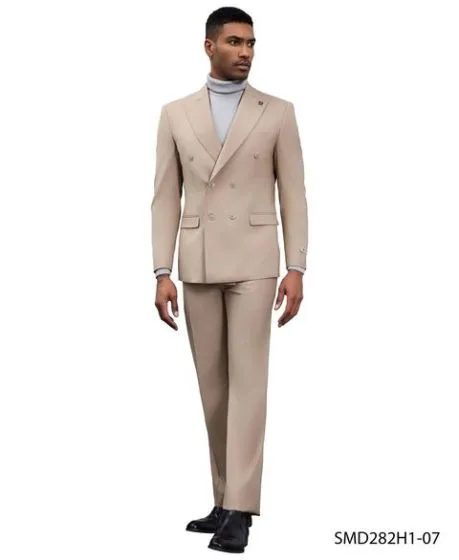 Stacy Adams Men's 2 Piece Executive Suit - Double Breasted sold by Alberto Nardoni product image thumbnail 3