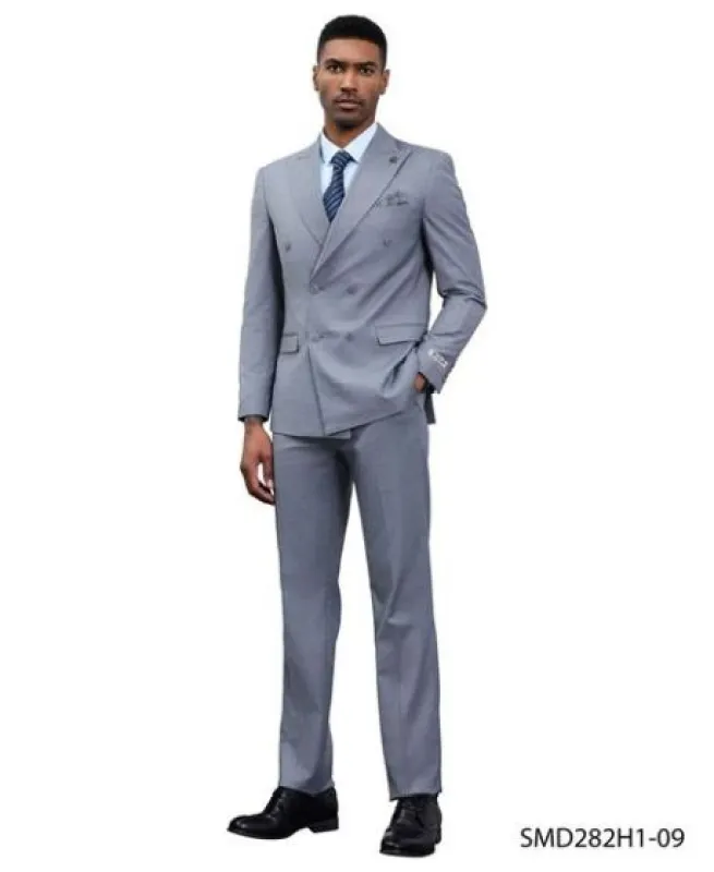 Stacy Adams Men's 2 Piece Executive Suit - Double Breasted made by Stacy Adams