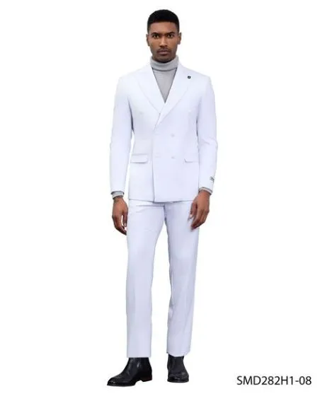 Stacy Adams Men's 2 Piece Executive Suit - Double Breasted sold by Alberto Nardoni product image thumbnail 2
