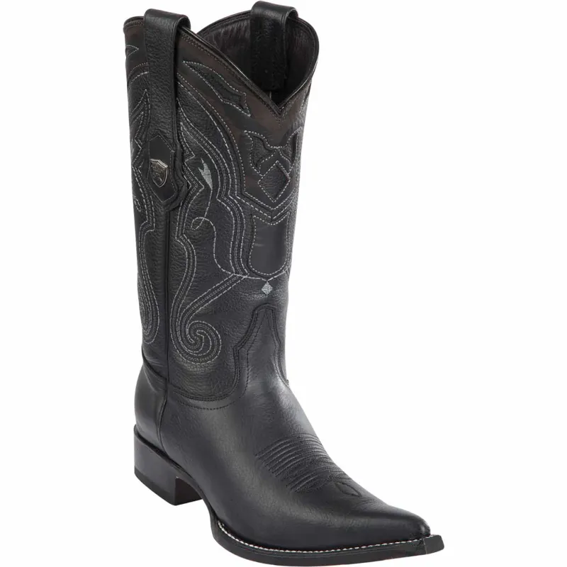 Black Western Boots Pointy Toe Pointed Toe made by Alberto Nardoni