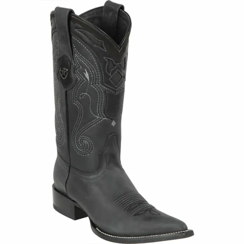 Black Pointy Mexican Boots Pointed Toe made by Alberto Nardoni