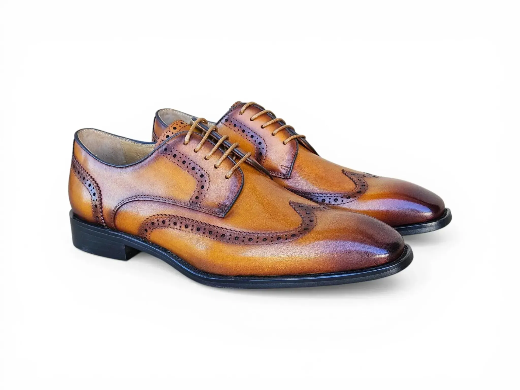 Carrucci Blucher Style Wingtip Derby sold by Alberto Nardoni