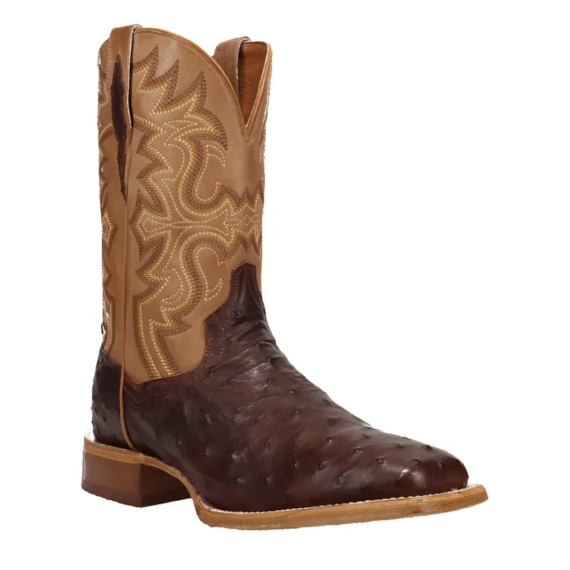DRAYDEN FULL QUILL OSTRICH BOOT made by Dan Post