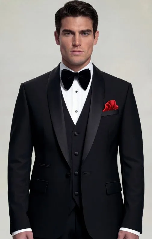 Classic Black Tuxedo – 3 Piece sold by Alberto Nardoni