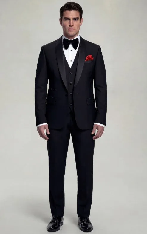 Classic Black Tuxedo – 3 Piece sold by Alberto Nardoni product image thumbnail 5