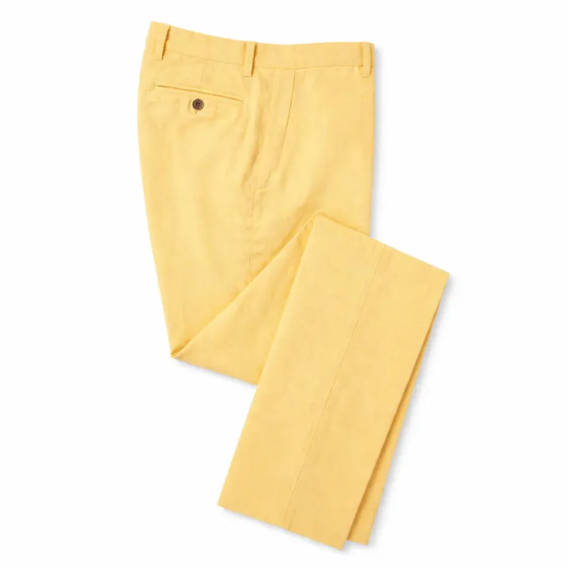 Linen Premium Pant - Yuzu made by Alberto Nardoni